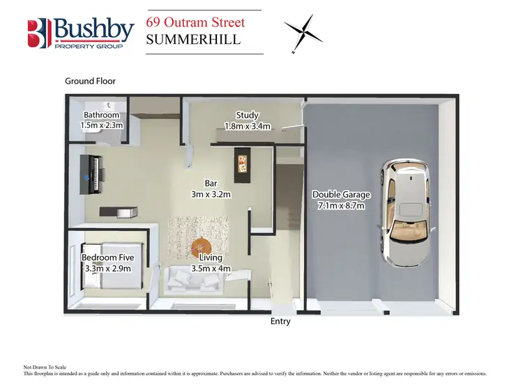 Floorplan of Homely house listing, 69 Outram Street, Summerhill TAS 7250