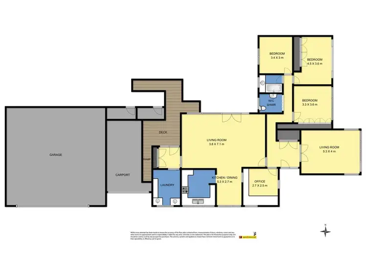 Floorplan of Homely house listing, 55 Sinclair Street, Colac VIC 3250