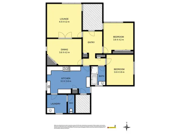 Floorplan of Homely house listing, 58 Calvert Street, Colac VIC 3250