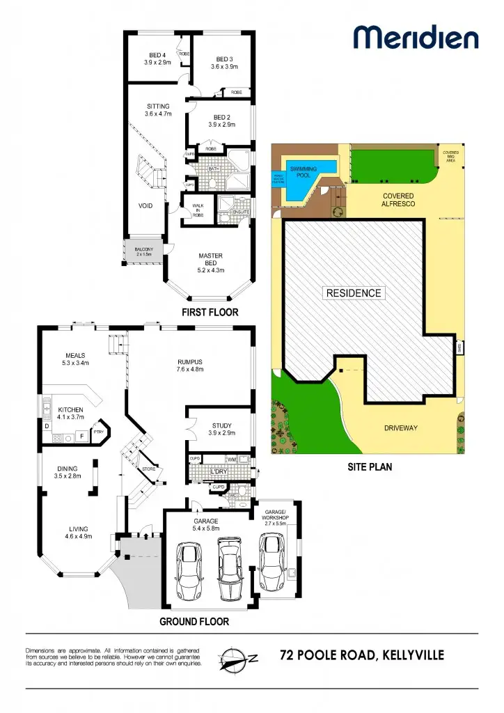 Floorplan of Homely house listing, 72 Poole Road, Kellyville NSW 2155