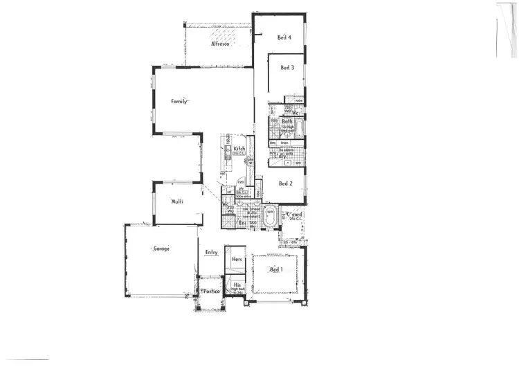 Floorplan of Homely house listing, 8 Rivonia Brace, Madeley WA 6065