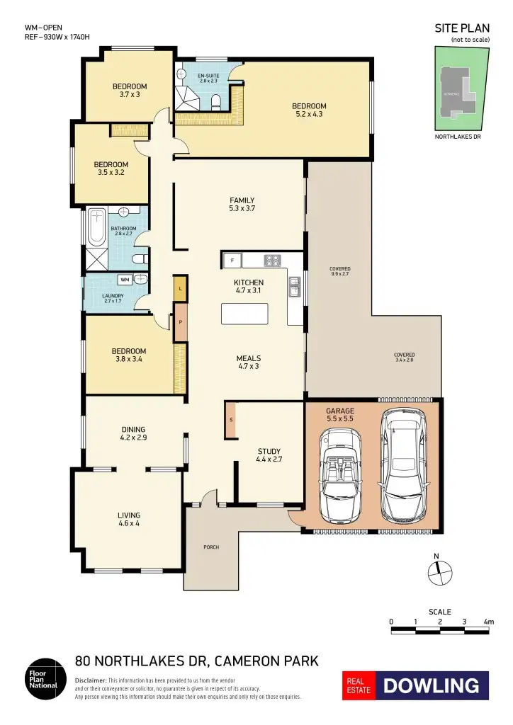 Floorplan of Homely house listing, 80 Northlakes Drive, Cameron Park NSW 2285
