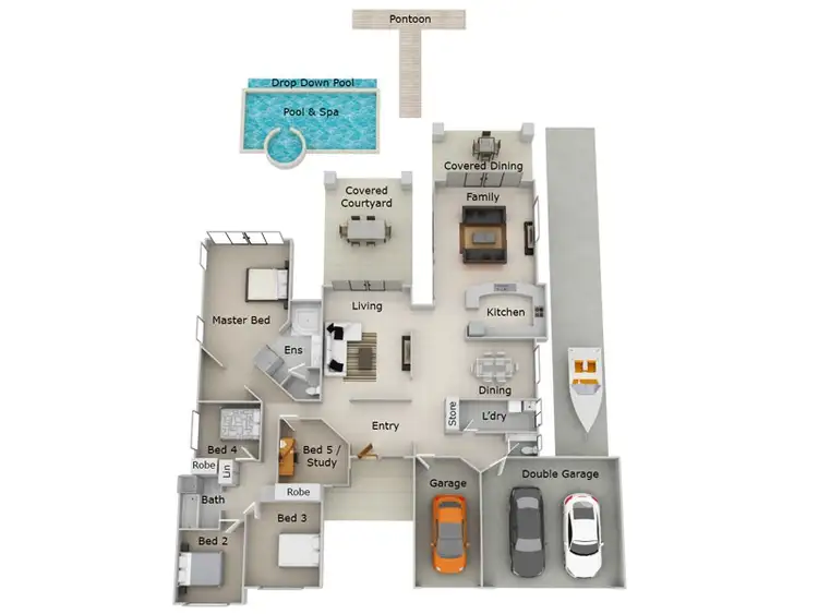 Floorplan of Homely house listing, 6 Thistle Court, Newport QLD 4020