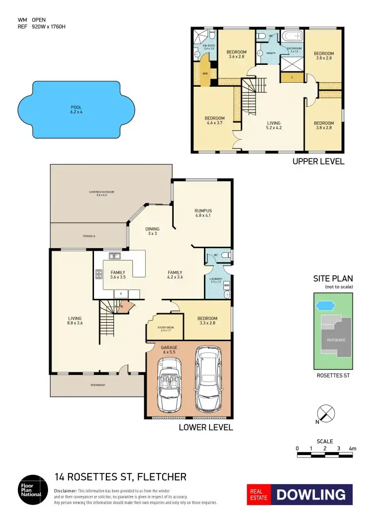 Floorplan of Homely house listing, 14 Rosettes Street, Fletcher NSW 2287
