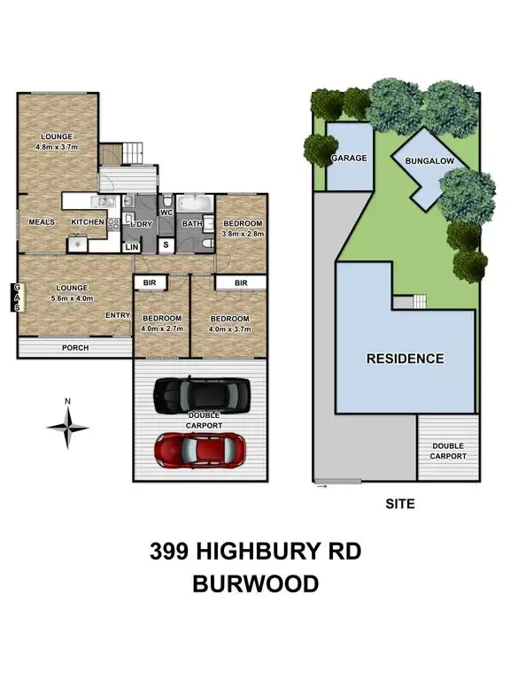 Floorplan of Homely house listing, 399 Highbury Road, Burwood VIC 3125