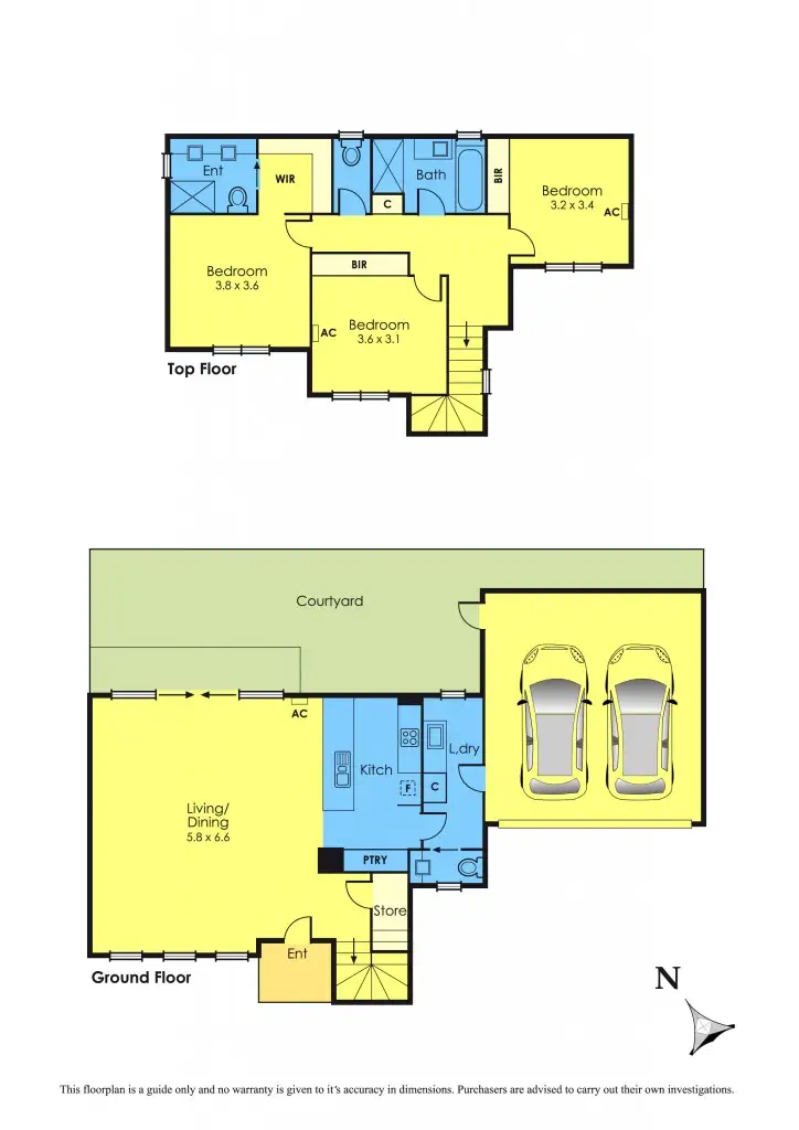 Floorplan of Homely house listing, 2/22 Blenheim Road, Newport VIC 3015