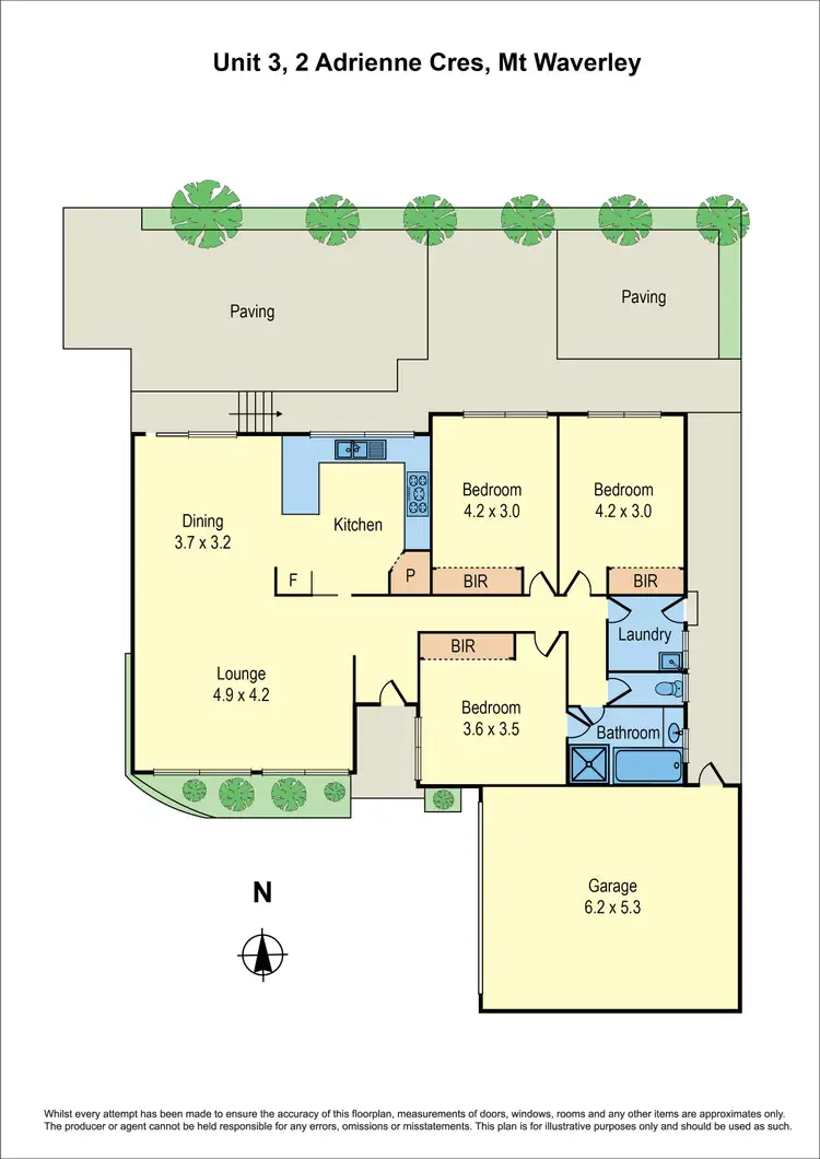 Floorplan of Homely house listing, 3/2 Adrienne Crescent, Mount Waverley VIC 3149