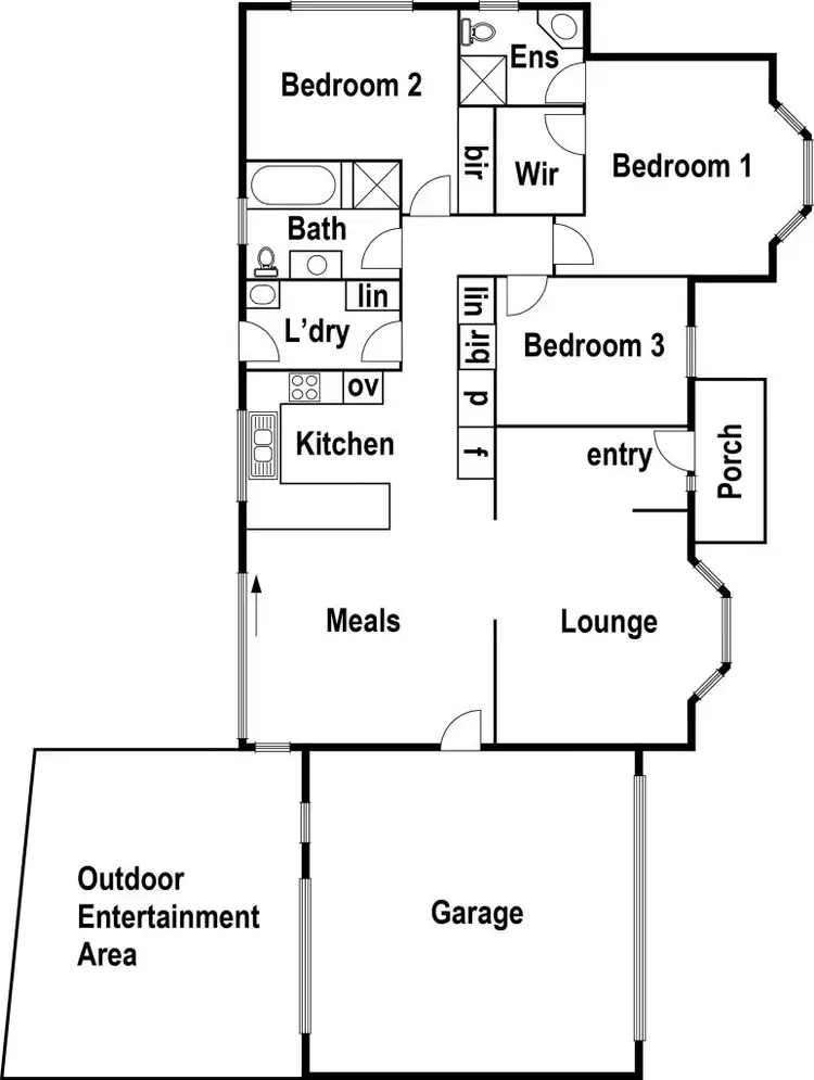 Floorplan of Homely house listing, 3 Warne Grove, Epping VIC 3076