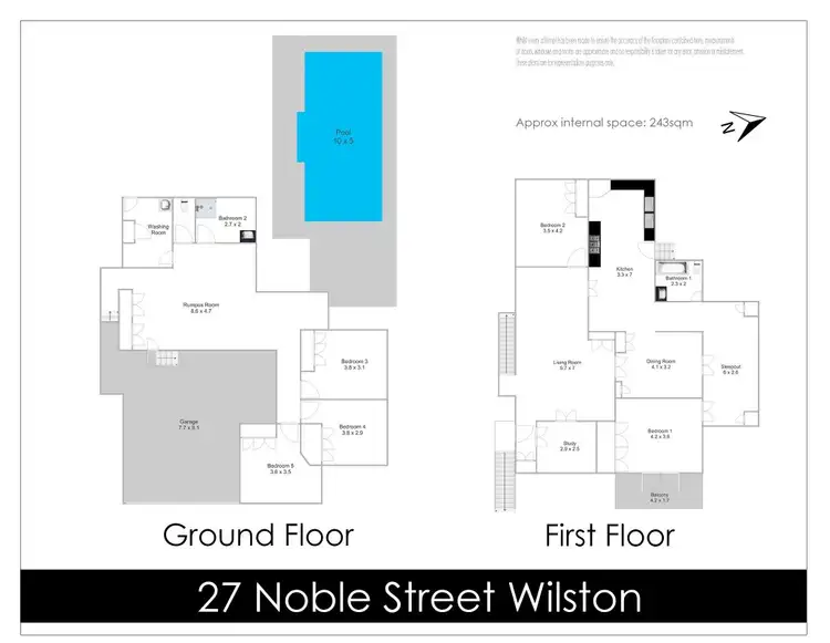 Floorplan of Homely house listing, 27 Noble Street, Wilston QLD 4051