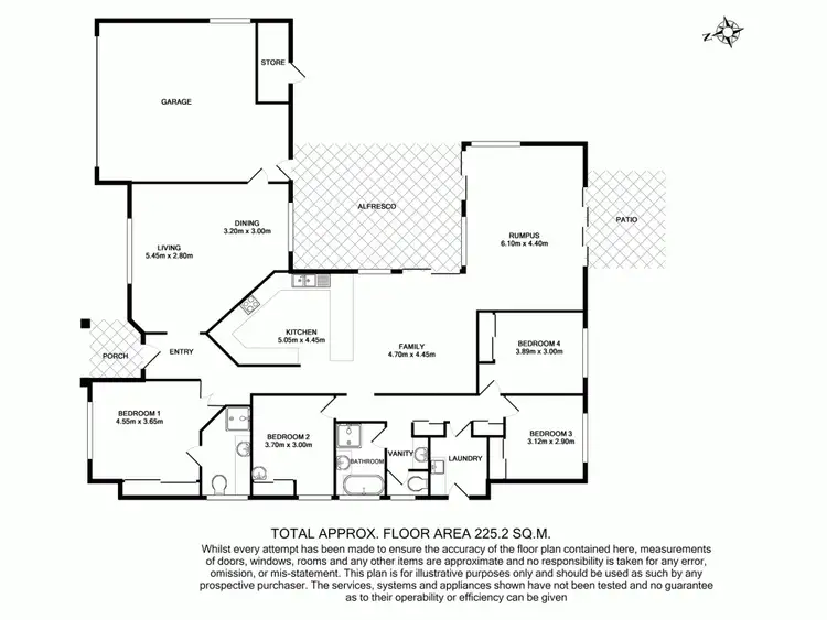 Floorplan of Homely house listing, 7 Courtney Place, Kuraby QLD 4112