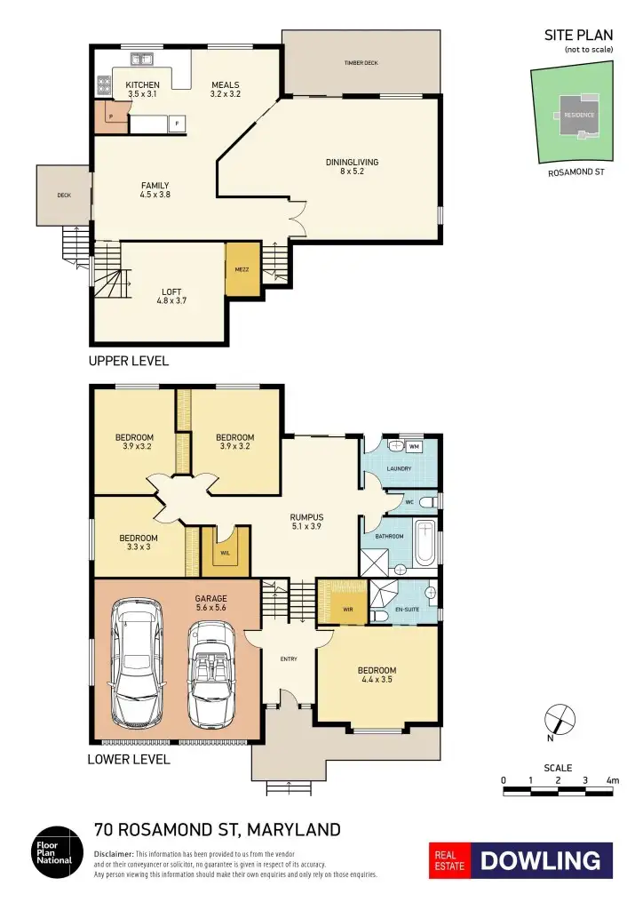 Floorplan of Homely house listing, 70 Rosamond Street, Maryland NSW 2287