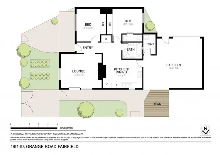 Floorplan of Homely house listing, 1/91-93 Grange Road, Fairfield VIC 3078
