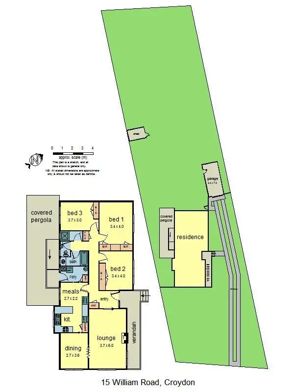 Floorplan of Homely house listing, 15 William Road, Croydon VIC 3136