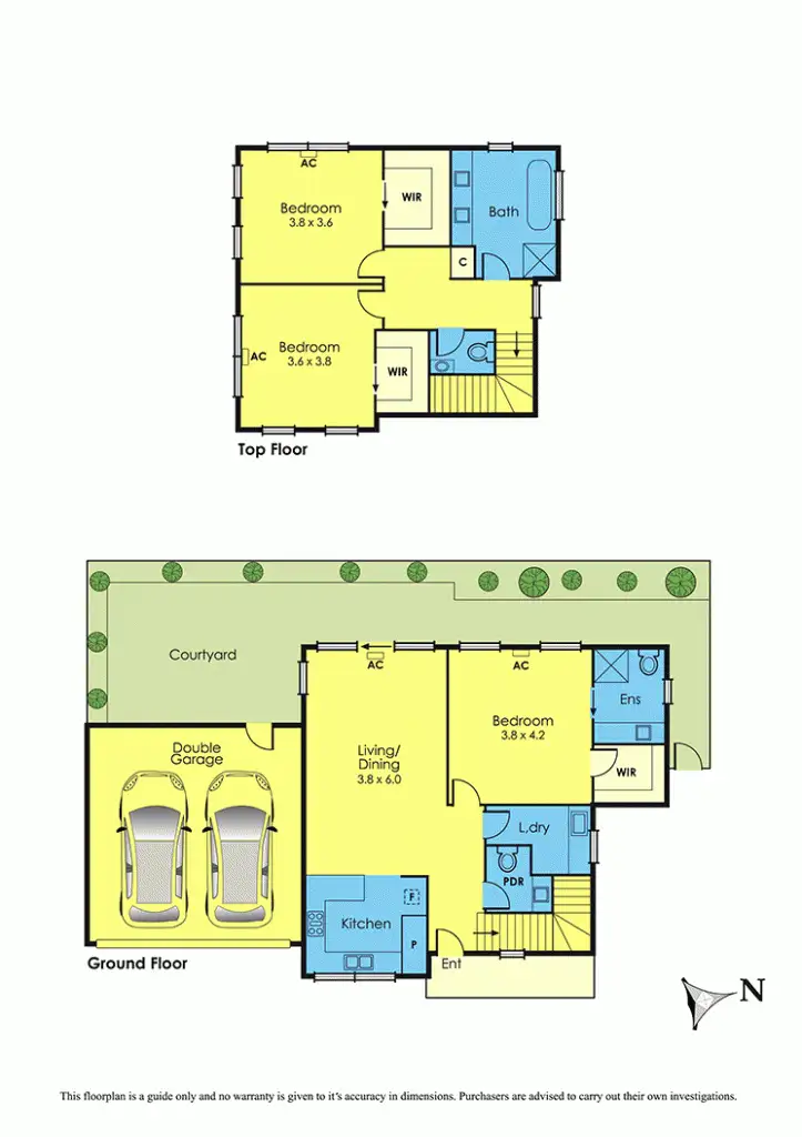 Floorplan of Homely house listing, 2/68 Madden Street, Maidstone VIC 3012