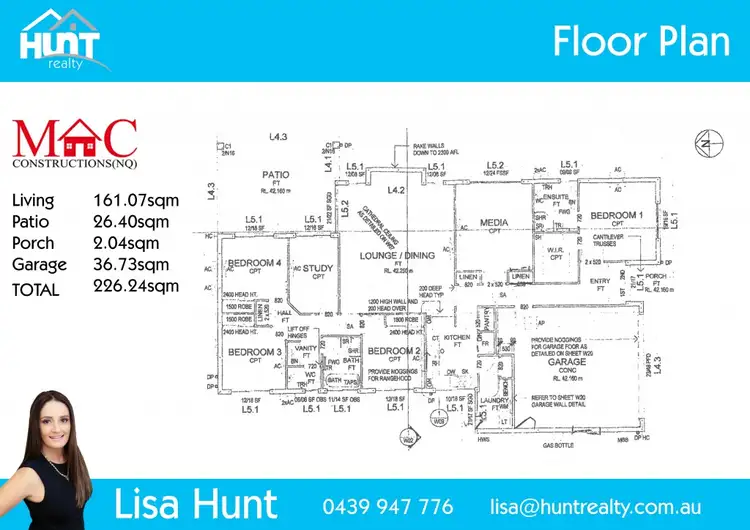 Floorplan of Homely house listing, 70 Sunbird Drive, Woree QLD 4868