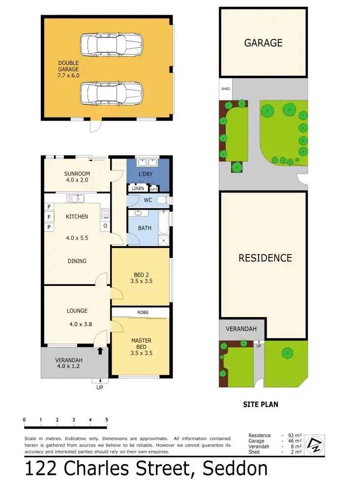 Floorplan of Homely house listing, 122 Charles Street, Seddon VIC 3011