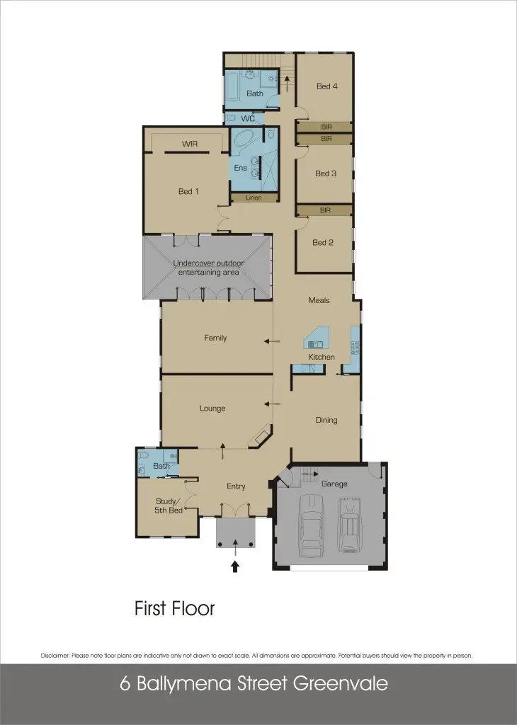 Floorplan of Homely house listing, 6 Ballymena Street, Greenvale VIC 3059