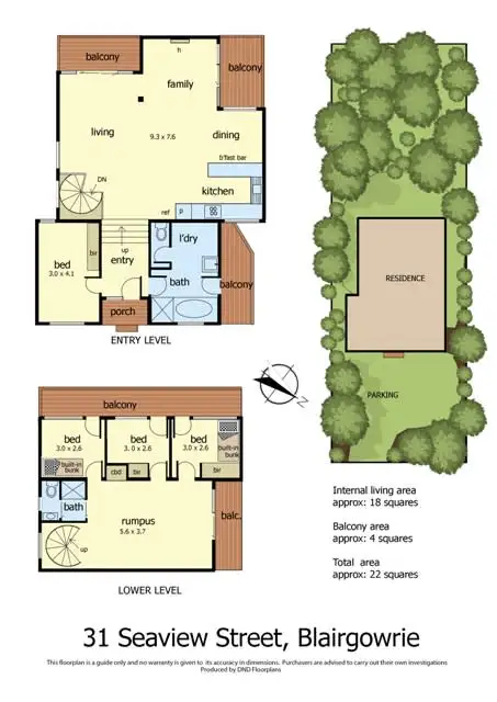 Floorplan of Homely house listing, 31 Seaview Street, Blairgowrie VIC 3942