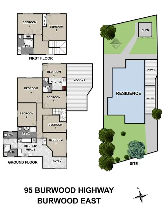 Floorplan of Homely house listing, 95 Burwood Highway, Burwood East VIC 3151