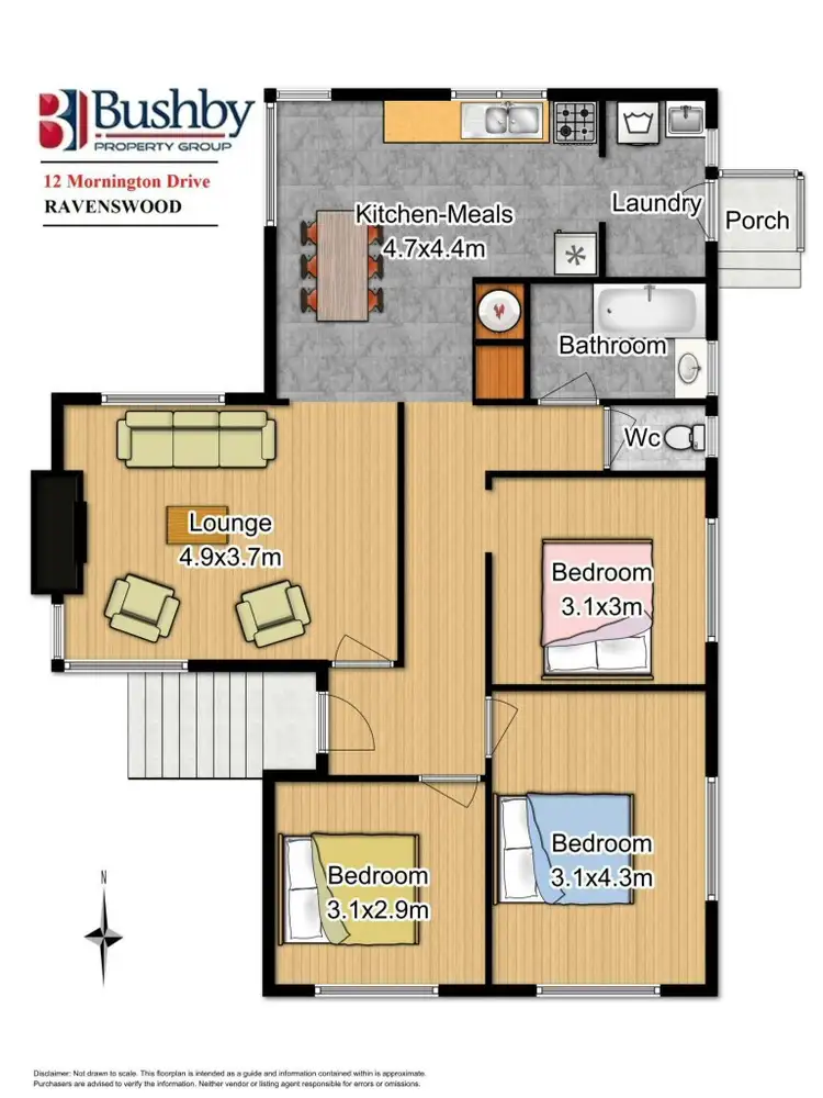 Floorplan of Homely house listing, 12 Mornington Drive, Ravenswood TAS 7250