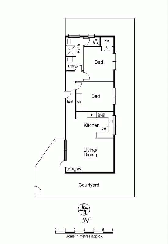 Floorplan of Homely apartment listing, 2/40 Tranmere Avenue, Carnegie VIC 3163