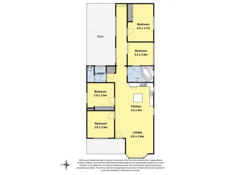 Floorplan of Homely house listing, 46 Talbot Street, Colac VIC 3250