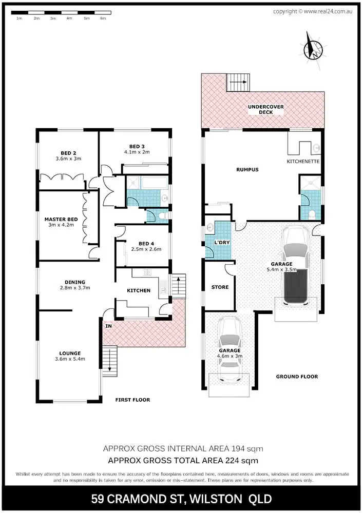 Floorplan of Homely house listing, 59 Cramond Street, Wilston QLD 4051