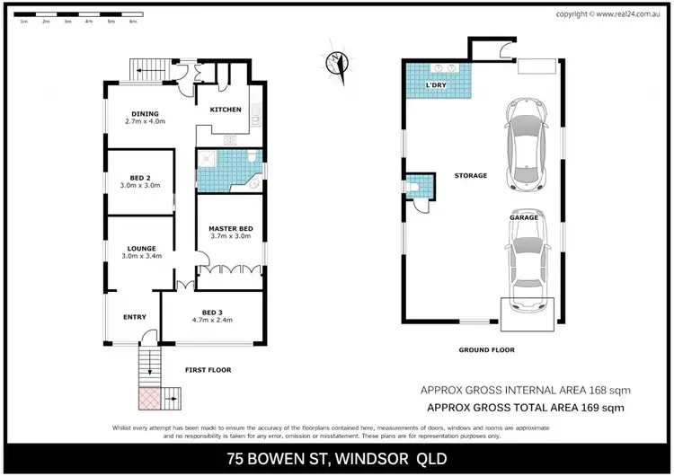 Floorplan of Homely house listing, 75 Bowen Street, Windsor QLD 4030
