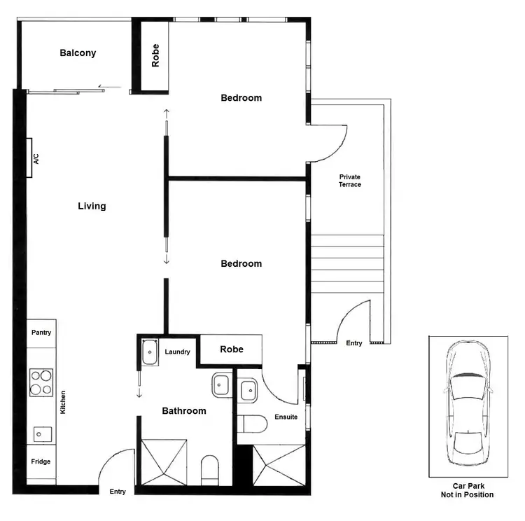 Floorplan of Homely apartment listing, G04/545 Rathdowne Street, Carlton VIC 3053