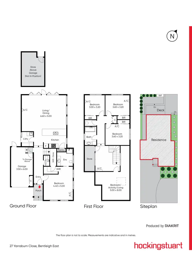 Floorplan of Homely townhouse listing, 27 Yarraburn Close, Bentleigh East VIC 3165