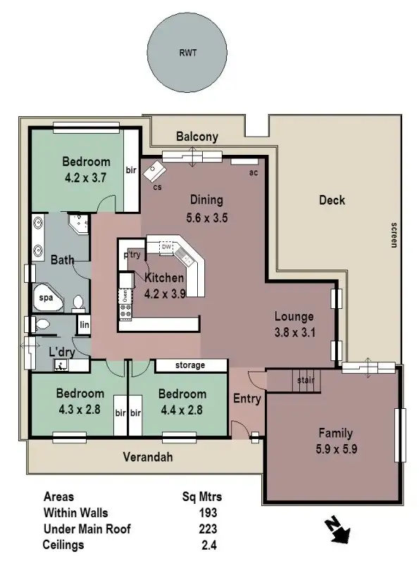 Floorplan of Homely house listing, 33 North Road, Nairne SA 5252