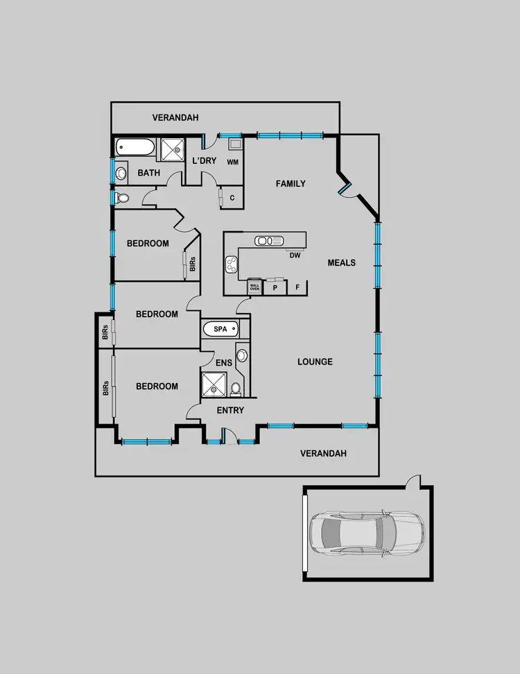 Floorplan of Homely house listing, 2/20 Durham Street, Newington VIC 3350