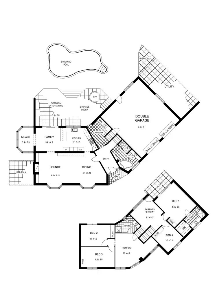 Floorplan of Homely house listing, 85 Ridgway Drive, Flagstaff Hill SA 5159