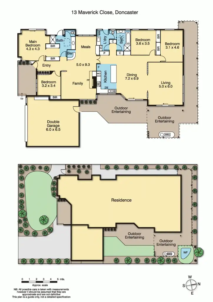 Floorplan of Homely house listing, 13 Maverick Close, Doncaster VIC 3108