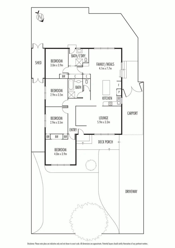 Floorplan of Homely house listing, 40 Swinburne Avenue, Mooroolbark VIC 3138