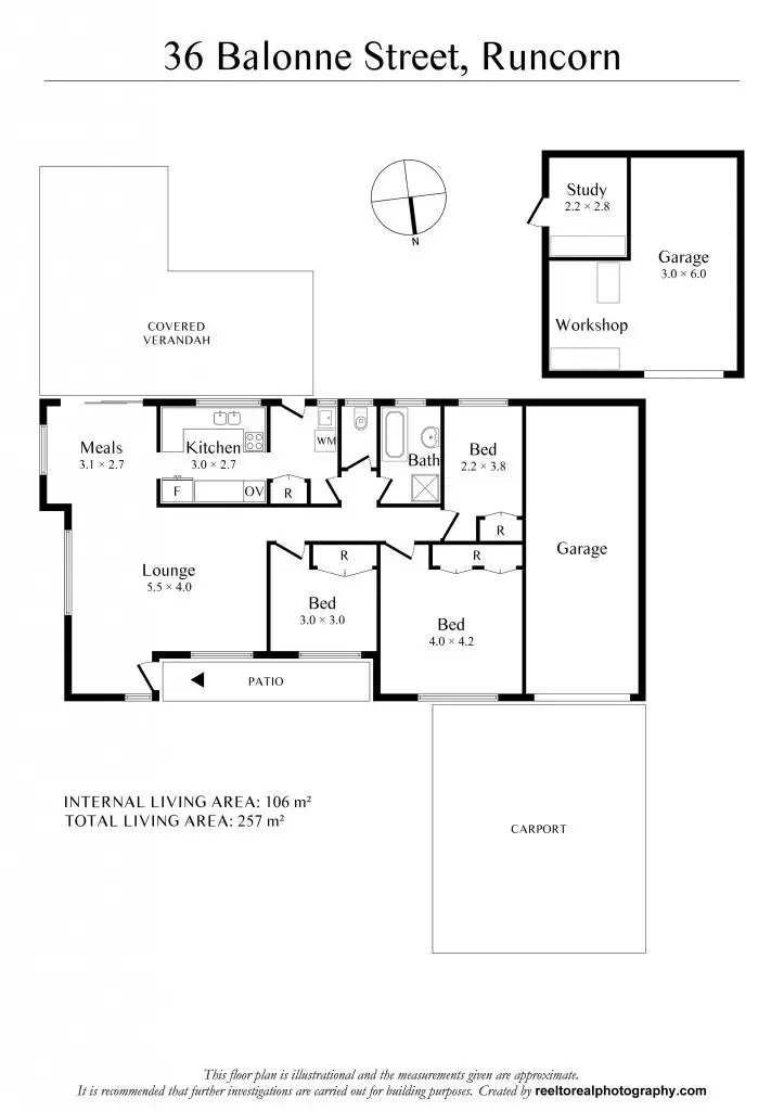 Floorplan of Homely house listing, 36 Balonne Street, Runcorn QLD 4113