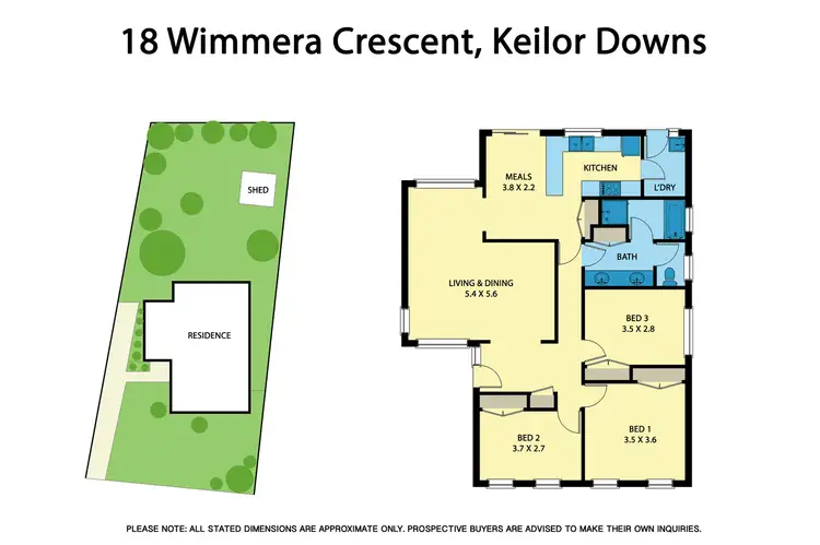 Floorplan of Homely house listing, 18 Wimmera Crescent, Keilor Downs VIC 3038