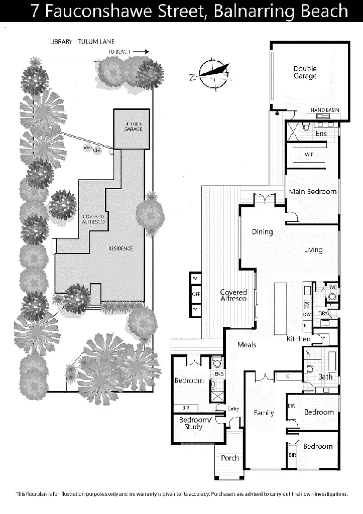 Floorplan of Homely house listing, 7 Fauconshawe Street, Balnarring Beach VIC 3926