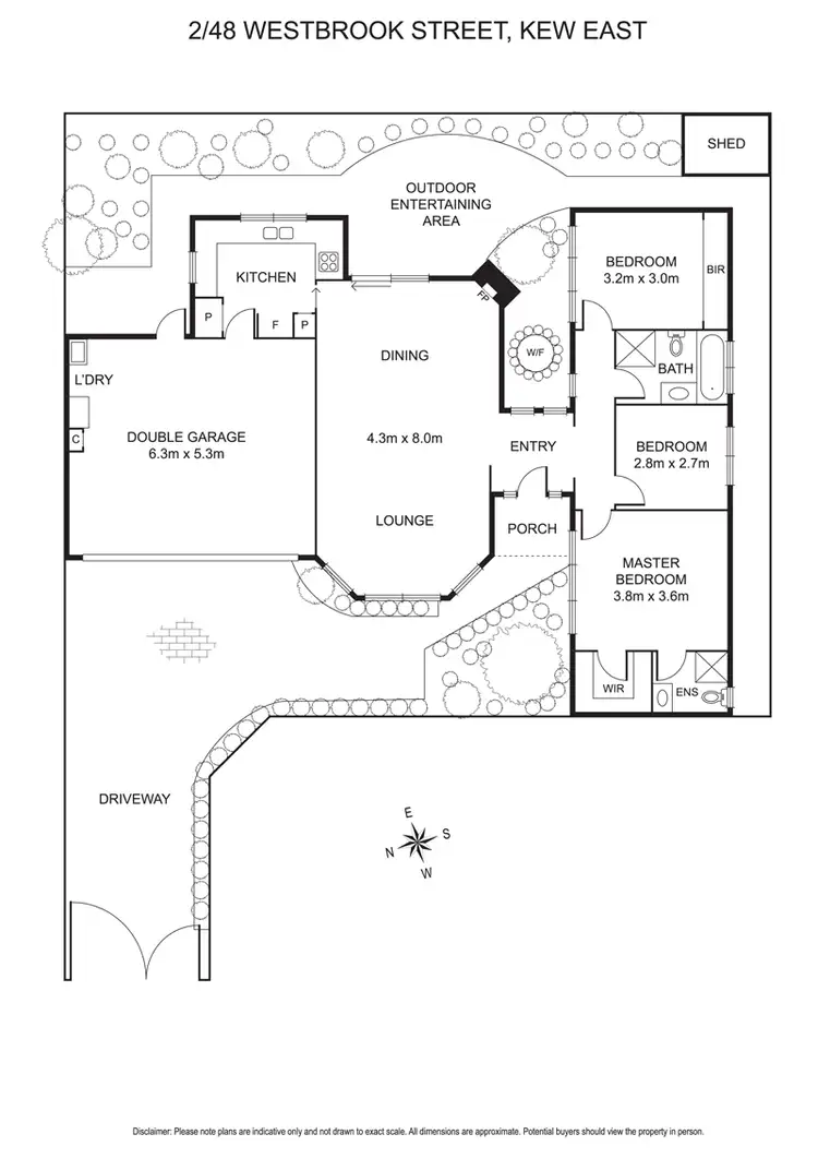 Floorplan of Homely unit listing, 2/48 Westbrook Street, Kew East VIC 3102