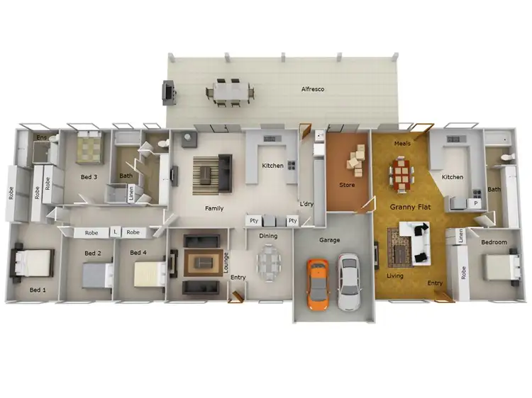 Floorplan of Homely house listing, 69 Clearview, Hazelbrook NSW 2779