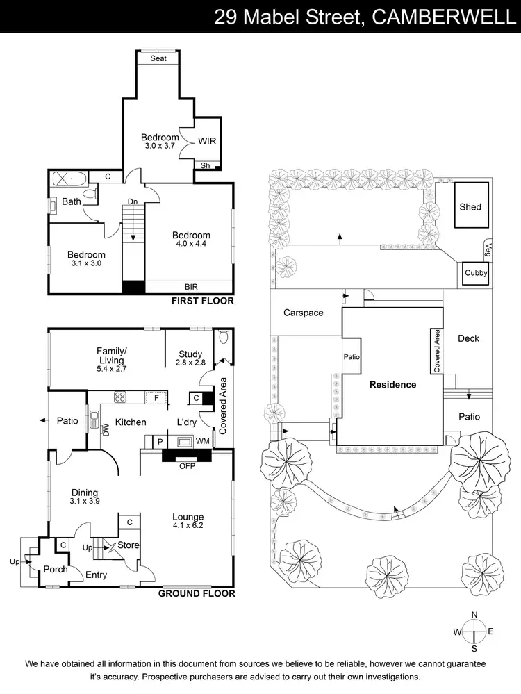 Floorplan of Homely house listing, 29 Mabel Street, Camberwell VIC 3124