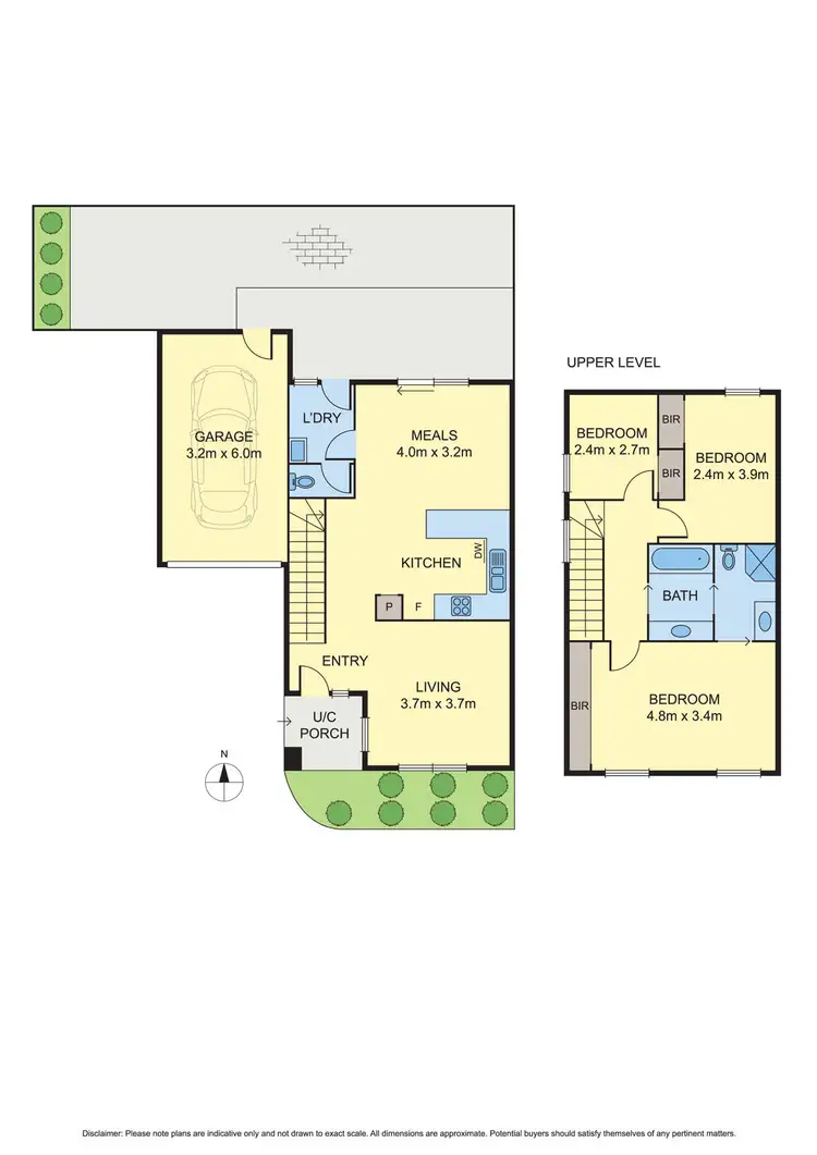 Floorplan of Homely townhouse listing, 3/2 Colin Road, Clayton VIC 3168