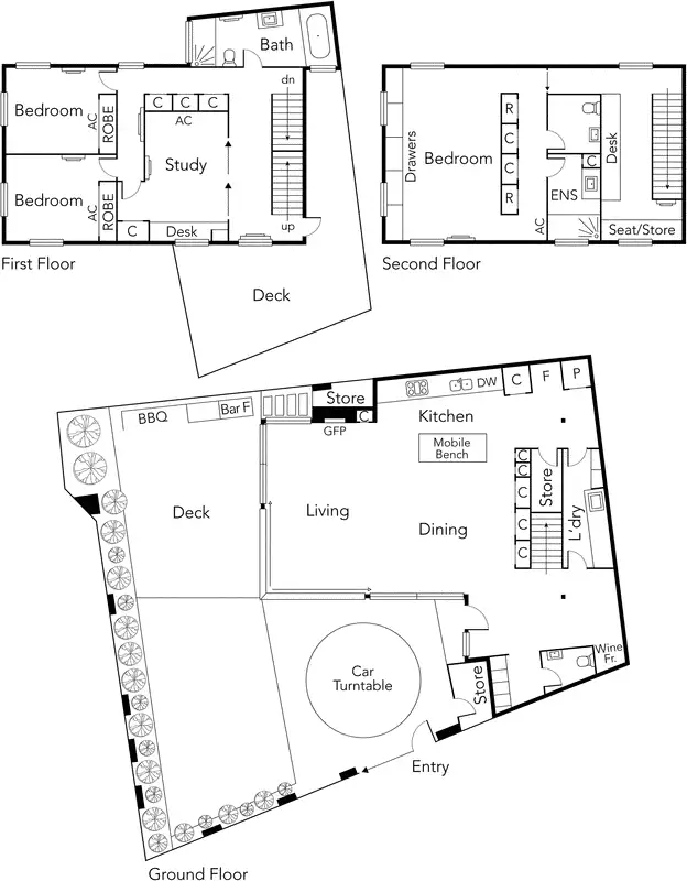 Floorplan of Homely house listing, 1 Dairy Lane, Port Melbourne VIC 3207