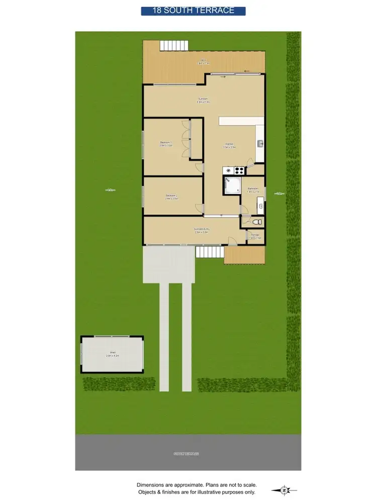 Floorplan of Homely house listing, 18 South Terrace, Wooli NSW 2462