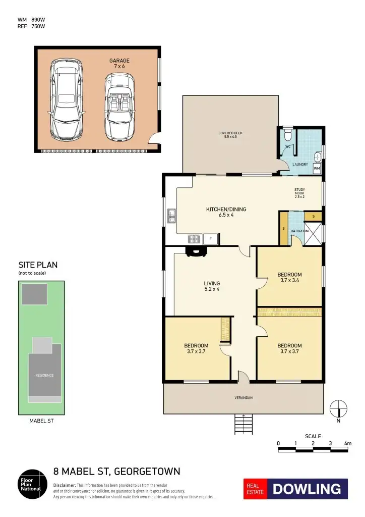 Floorplan of Homely house listing, 8 Mabel Street, Georgetown NSW 2298