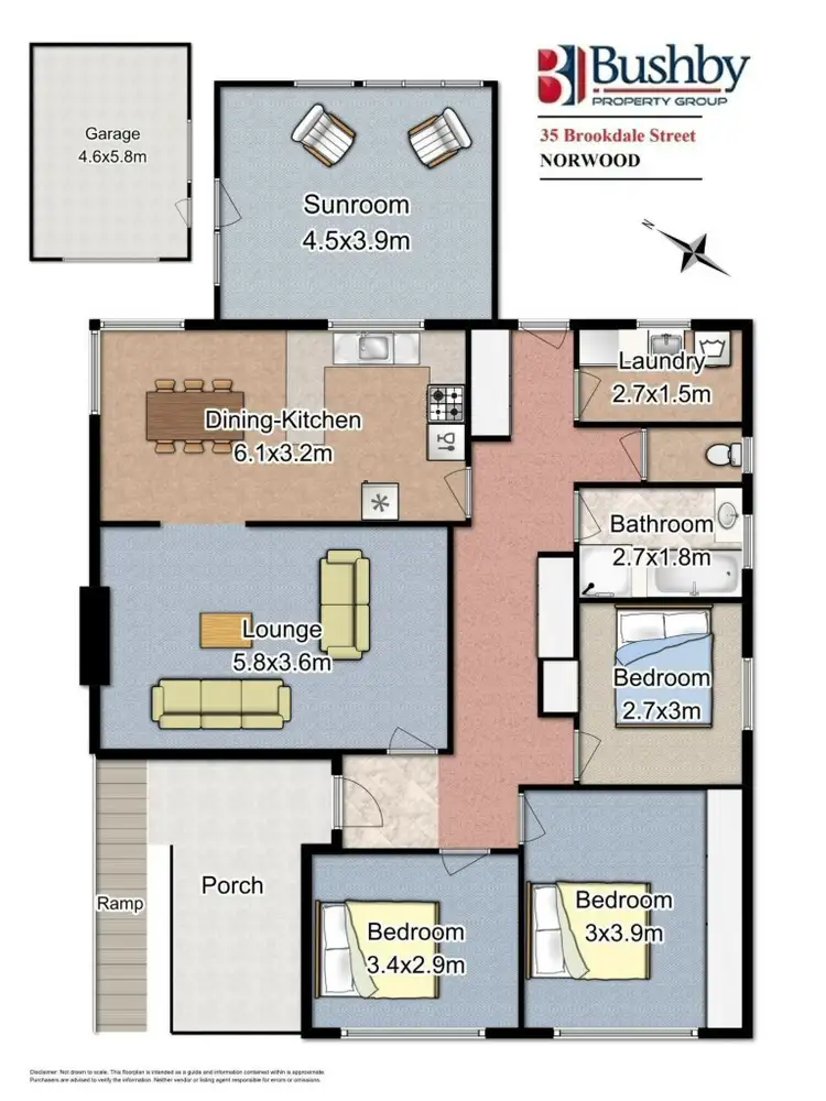 Floorplan of Homely house listing, 35 Brookdale Street, Norwood TAS 7250