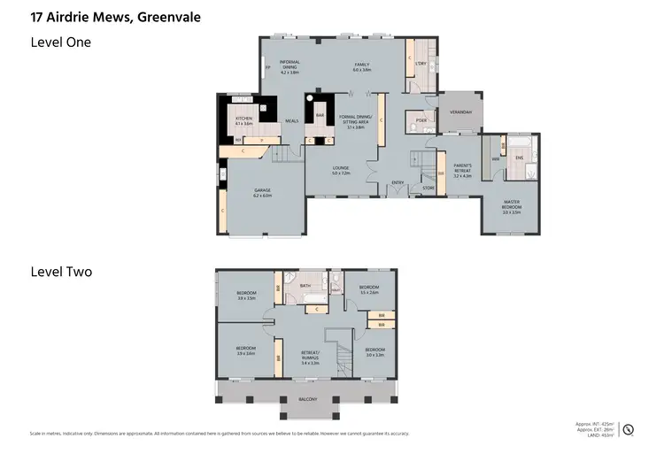 Floorplan of Homely house listing, 17 Airdrie Mews, Greenvale VIC 3059