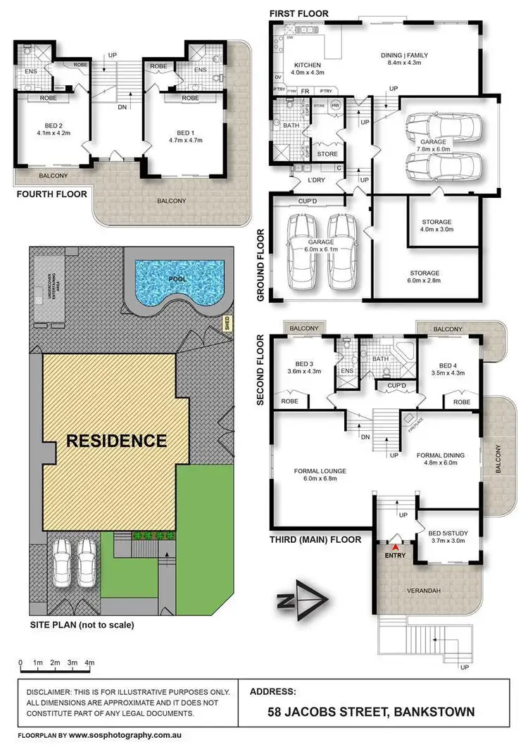 Floorplan of Homely house listing, 58 Jacobs Street, Bankstown NSW 2200