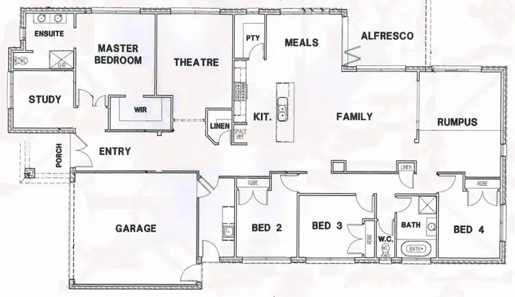 Floorplan of Homely house listing, 65 Mountainview Boulevard, Cranbourne North VIC 3977