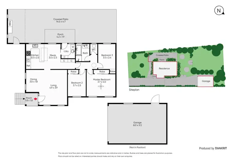 Floorplan of Homely house listing, 43 Hedwig Drive, Mooroolbark VIC 3138